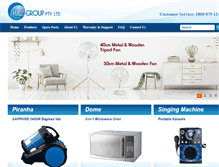 Tablet Screenshot of hegroup.com.au