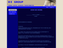 Tablet Screenshot of hegroup.be