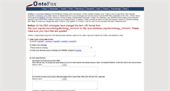 Desktop Screenshot of ontofox.hegroup.org
