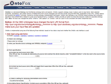 Tablet Screenshot of ontofox.hegroup.org